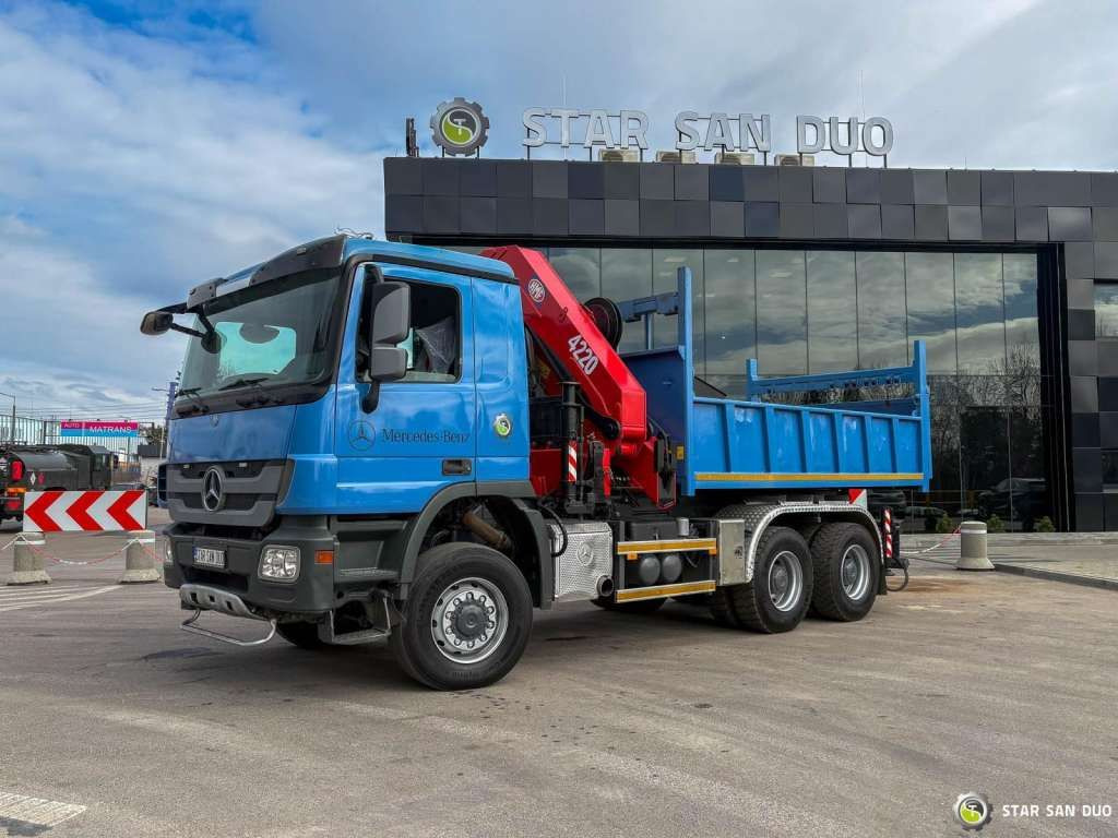 Mercedes-Benz  ACTROS 3341 6x6 HMF 4220 K4 CRANE KIPPER в лизинг Mercedes-Benz  ACTROS 3341 6x6 HMF 4220 K4 CRANE KIPPER: фото 9