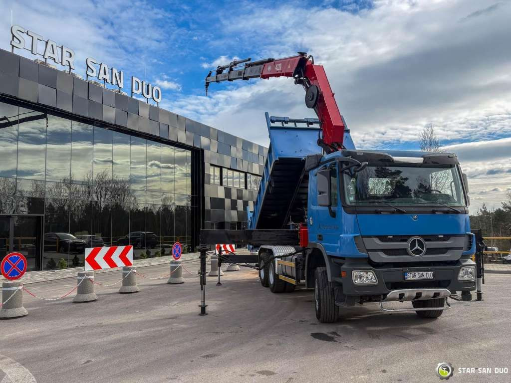 Mercedes-Benz  ACTROS 3341 6x6 HMF 4220 K4 CRANE KIPPER в лизинг Mercedes-Benz  ACTROS 3341 6x6 HMF 4220 K4 CRANE KIPPER: фото 12