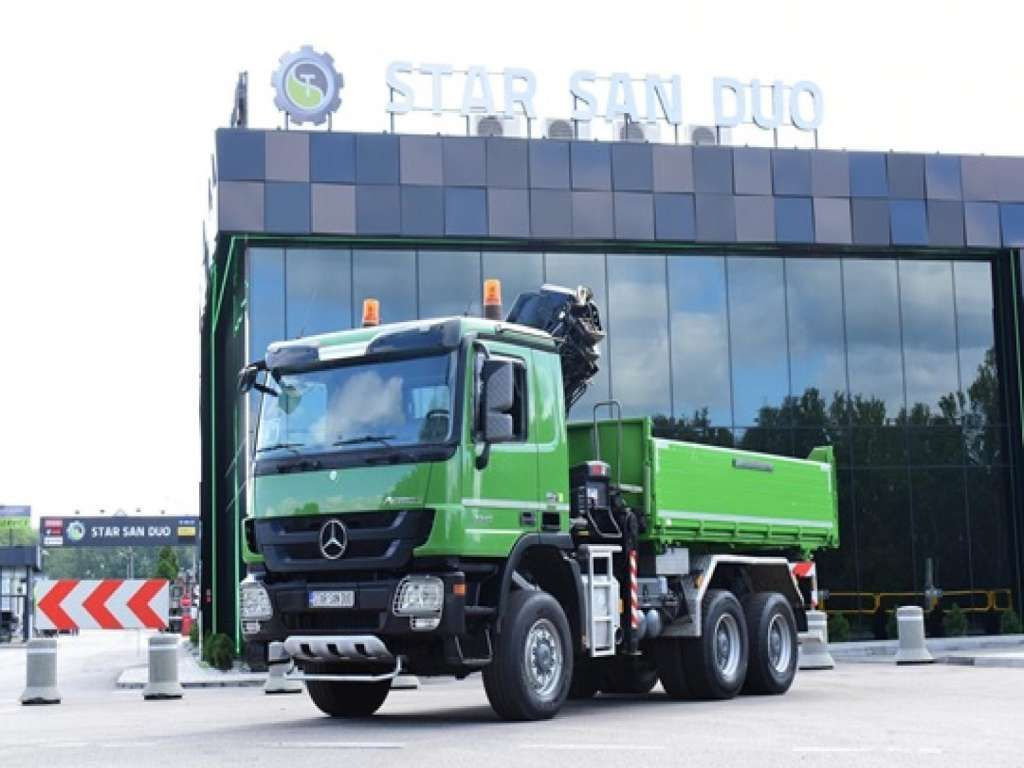 Mercedes-Benz ACTROS 3346 6x6 HIAB 244EP-4 Crane Kipper - Автоманипулятор: фото 3 Mercedes-Benz ACTROS 3346 6x6 HIAB 244EP-4 Crane Kipper - Автоманипулятор: фото 3