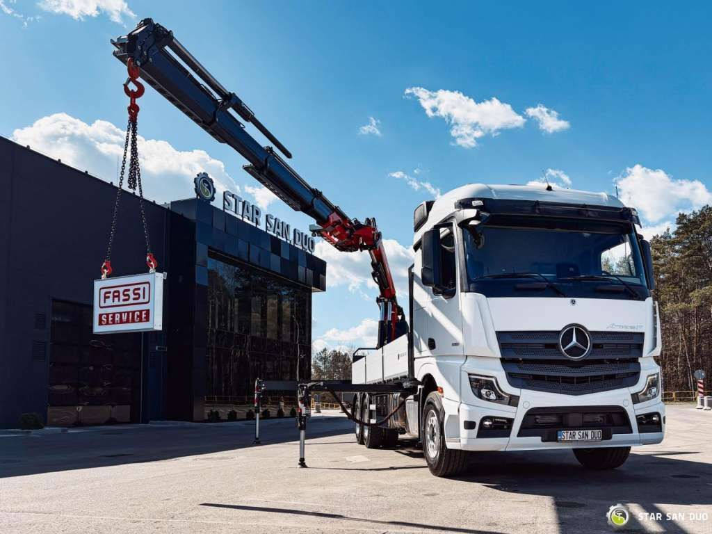 Автоманипулятор Mercedes-Benz ACTROS 3351 NEW 6x4 Fassi F485 Crane: фото 12 Автоманипулятор Mercedes-Benz ACTROS 3351 NEW 6x4 Fassi F485 Crane: фото 12