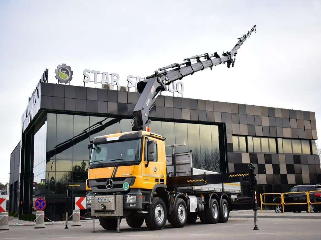 Mercedes-Benz ACTROS 3546 8x4 HIAB 622 Fly Jib Winch - Автоманипулятор: фото 1 Mercedes-Benz ACTROS 3546 8x4 HIAB 622 Fly Jib Winch - Автоманипулятор: фото 1