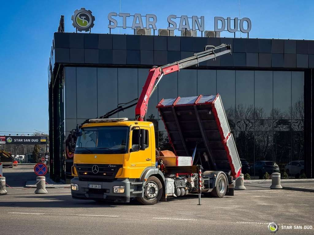 Mercedes-Benz AXOR 1824 4x2 HMF 975 HDS Crane Rotator Kipper Mercedes-Benz AXOR 1824 4x2 HMF 975 HDS Crane Rotator Kipper - Автоманипулятор, Самосвал: фото 1 Mercedes-Benz AXOR 1824 4x2 HMF 975 HDS Crane Rotator Kipper Mercedes-Benz AXOR 1824 4x2 HMF 975 HDS Crane Rotator Kipper - Автоманипулятор, Самосвал: фото 1