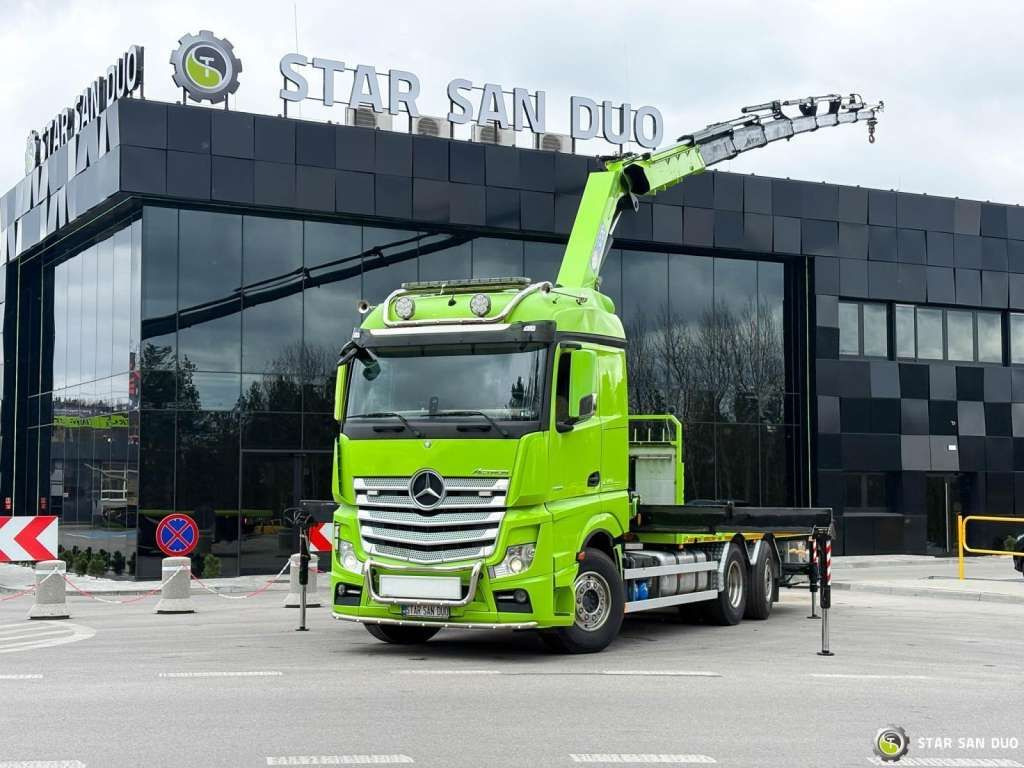 Mercedes-Benz Actros 6x2 HMF 3220 K7 Crane Mercedes-Benz Actros 6x2 HMF 3220 K7 Crane - Автоманипулятор, Грузовик бортовой/ Платформа: фото 1 Mercedes-Benz Actros 6x2 HMF 3220 K7 Crane Mercedes-Benz Actros 6x2 HMF 3220 K7 Crane - Автоманипулятор, Грузовик бортовой/ Платформа: фото 1