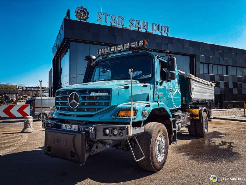 Mercedes-Benz Zetros 1833 4x4 Kipper Camper Chassis - Самосвал: фото 1 Mercedes-Benz Zetros 1833 4x4 Kipper Camper Chassis - Самосвал: фото 1