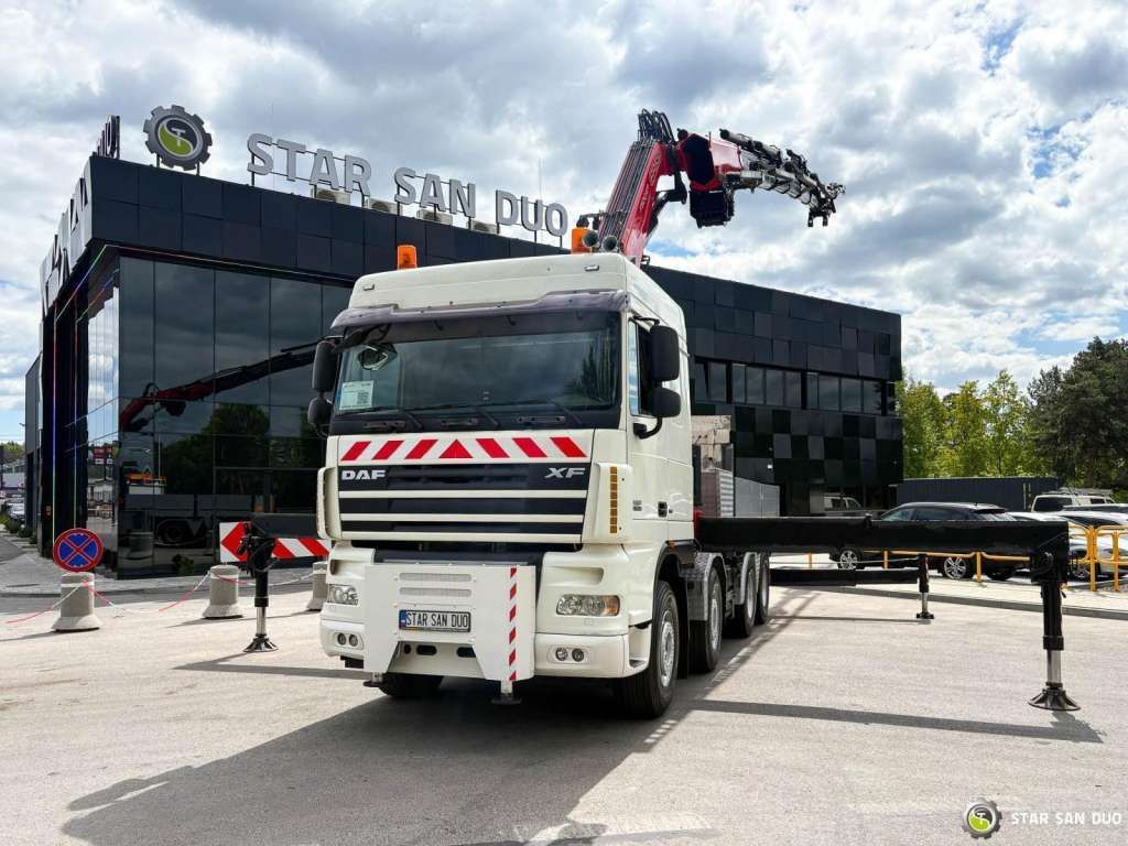 DAF XF 105.510 8x4 FASSI F800 XP Crane Fifth wheel - Тягач: фото 5 DAF XF 105.510 8x4 FASSI F800 XP Crane Fifth wheel - Тягач: фото 5