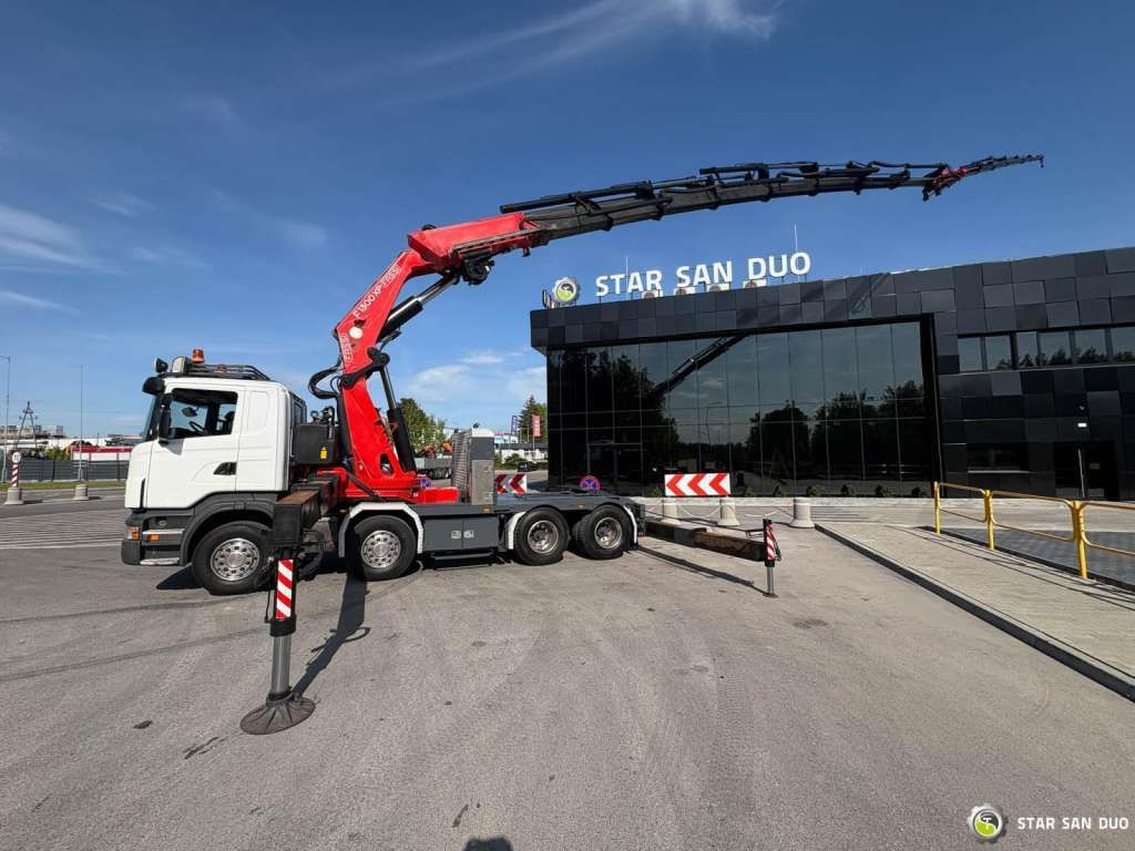 Scania R420 8x4 FASSI F1300 AXP Crane FLY JIB Euro 4 - Тягач: фото 5 Scania R420 8x4 FASSI F1300 AXP Crane FLY JIB Euro 4 - Тягач: фото 5