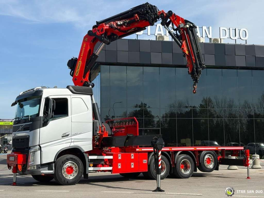 Volvo FH 500 8x4*4 PK65002 Fly JIB Crane 7456 h Winch - Тягач: фото 3 Volvo FH 500 8x4*4 PK65002 Fly JIB Crane 7456 h Winch - Тягач: фото 3