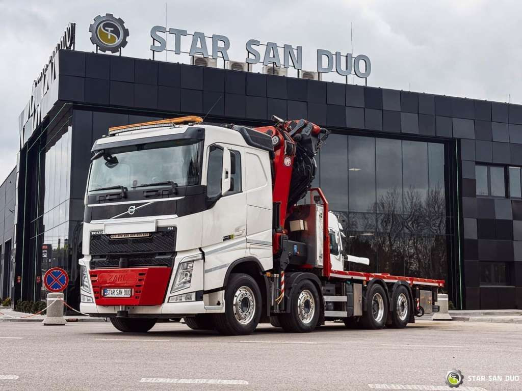 Volvo FH 550 8x2 HMF 8520 FLY JIB Winch Crane Euro 6 - Автоманипулятор: фото 4 Volvo FH 550 8x2 HMF 8520 FLY JIB Winch Crane Euro 6 - Автоманипулятор: фото 4
