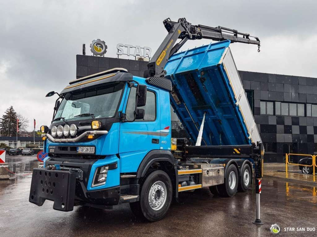 Volvo FMX 410 6x2 PALFINGER PK 18002 659 Working Hour - Самосвал: фото 1 Volvo FMX 410 6x2 PALFINGER PK 18002 659 Working Hour - Самосвал: фото 1
