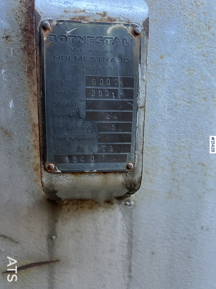 Резервуар для хранения 6000 liter diesel tank m/ pumpe og teller: фото 9 Резервуар для хранения 6000 liter diesel tank m/ pumpe og teller: фото 9