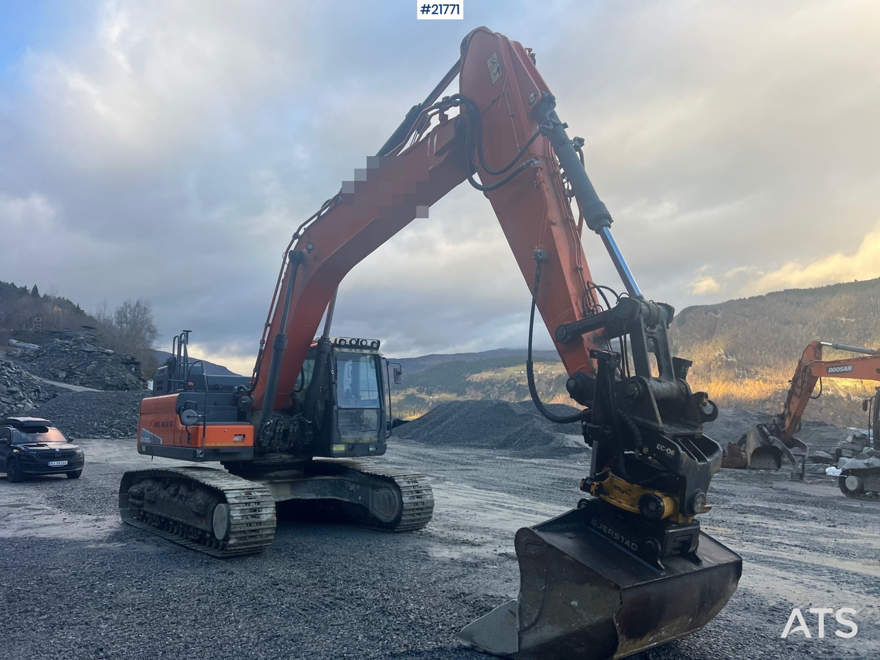 Doosan Dx300lc-5 Gravemaskin m/ rototilt og pusseskuffe - Экскаватор: фото 5 Doosan Dx300lc-5 Gravemaskin m/ rototilt og pusseskuffe - Экскаватор: фото 5