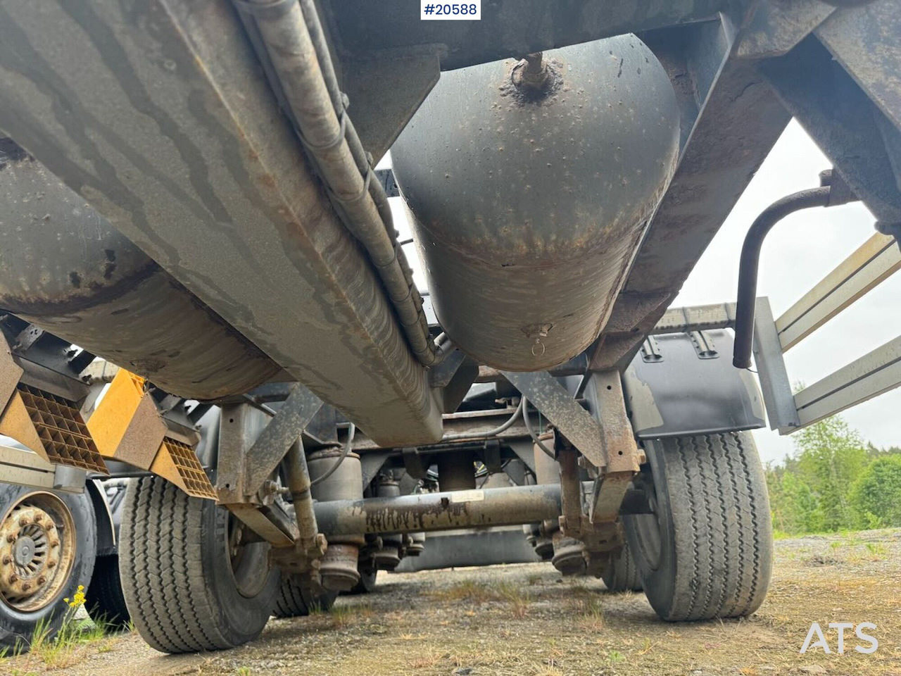 Прицеп-контейнеровоз/ Сменный кузов F.A.G 2015 F.A.G Containerkjerre – med tipp: фото 10