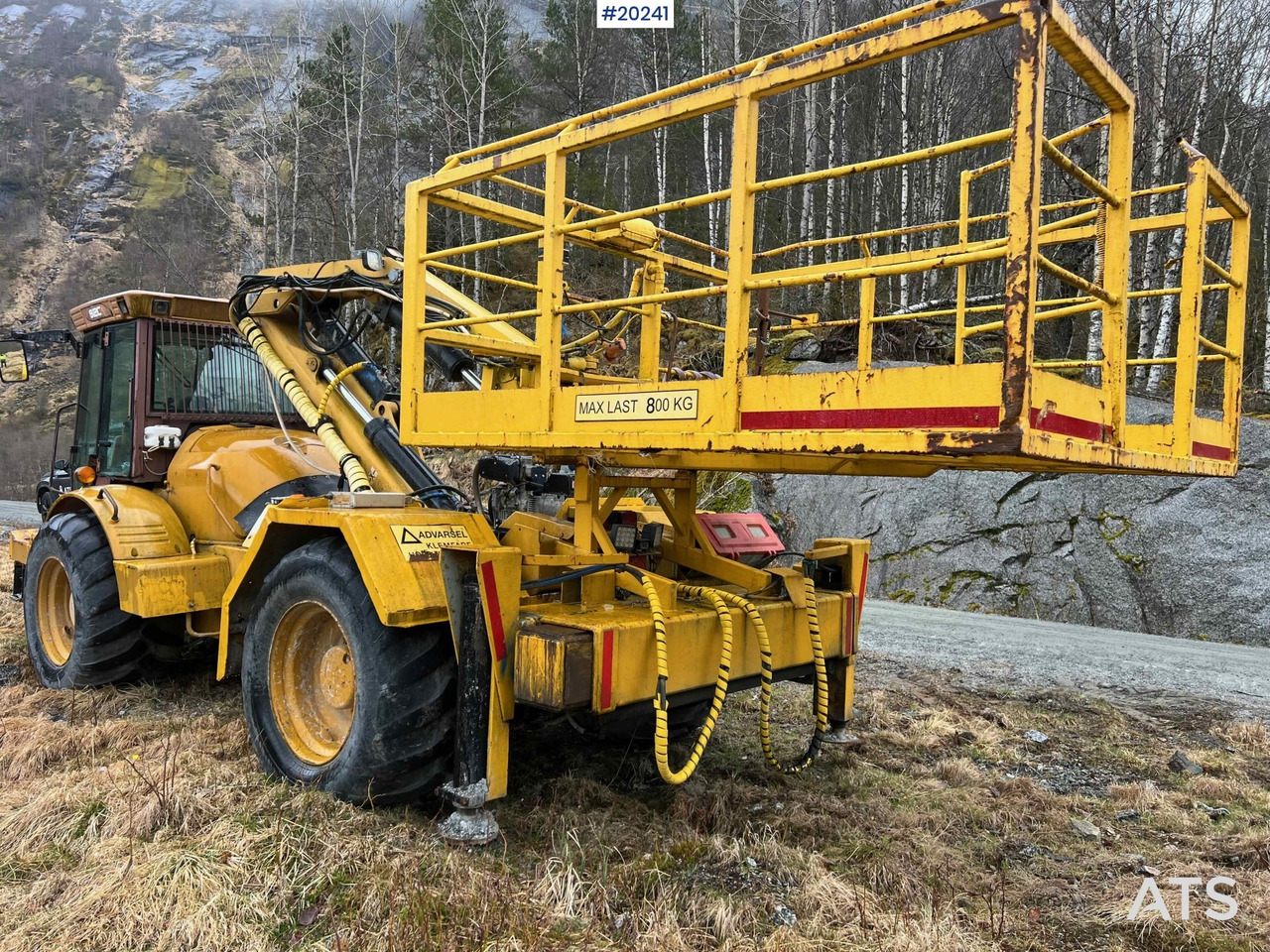 Сочленённый самосвал Hydrema 912B m/ 2007 Essverk Plattform 912 lift med rotasjon på korg og fjernkontroll: фото 24