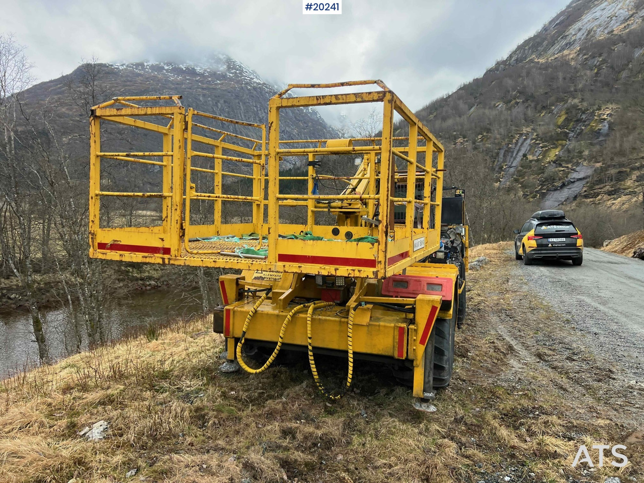 Сочленённый самосвал Hydrema 912B m/ 2007 Essverk Plattform 912 lift med rotasjon på korg og fjernkontroll: фото 18