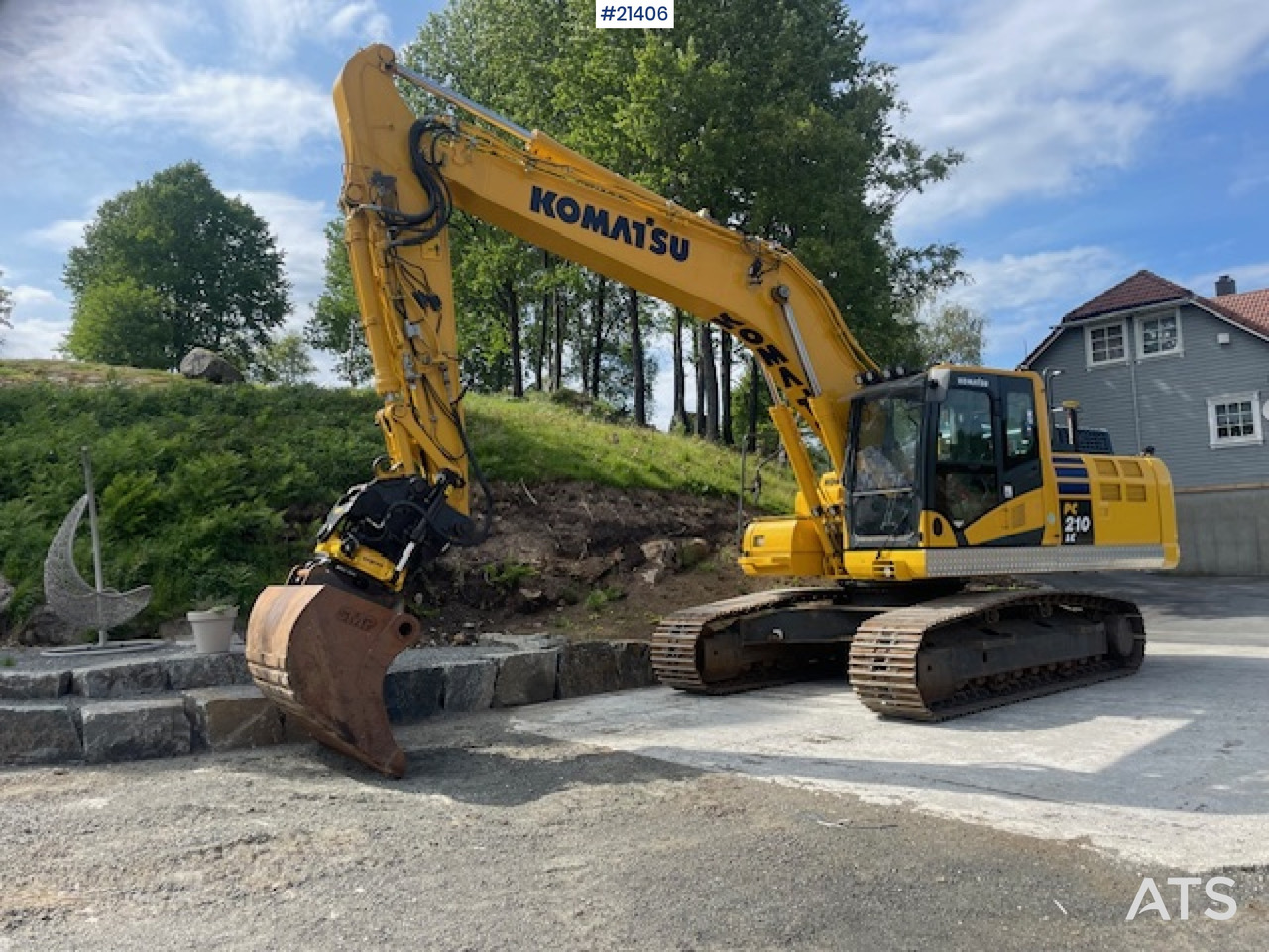 Komatsu PC210LC-11 m/Graveskuffe, pusseskuffe, rototilt og Leica gps - Гусеничный экскаватор: фото 3 Komatsu PC210LC-11 m/Graveskuffe, pusseskuffe, rototilt og Leica gps - Гусеничный экскаватор: фото 3