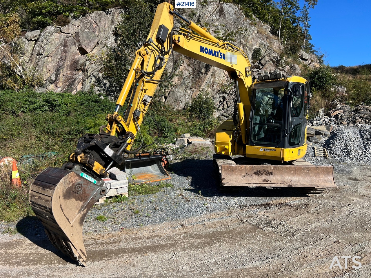 Komatsu PC78us Gravemaskin m/ Rototilt, pusseskuffe, smalskuffe og graveskuffe - Гусеничный экскаватор: фото 3 Komatsu PC78us Gravemaskin m/ Rototilt, pusseskuffe, smalskuffe og graveskuffe - Гусеничный экскаватор: фото 3