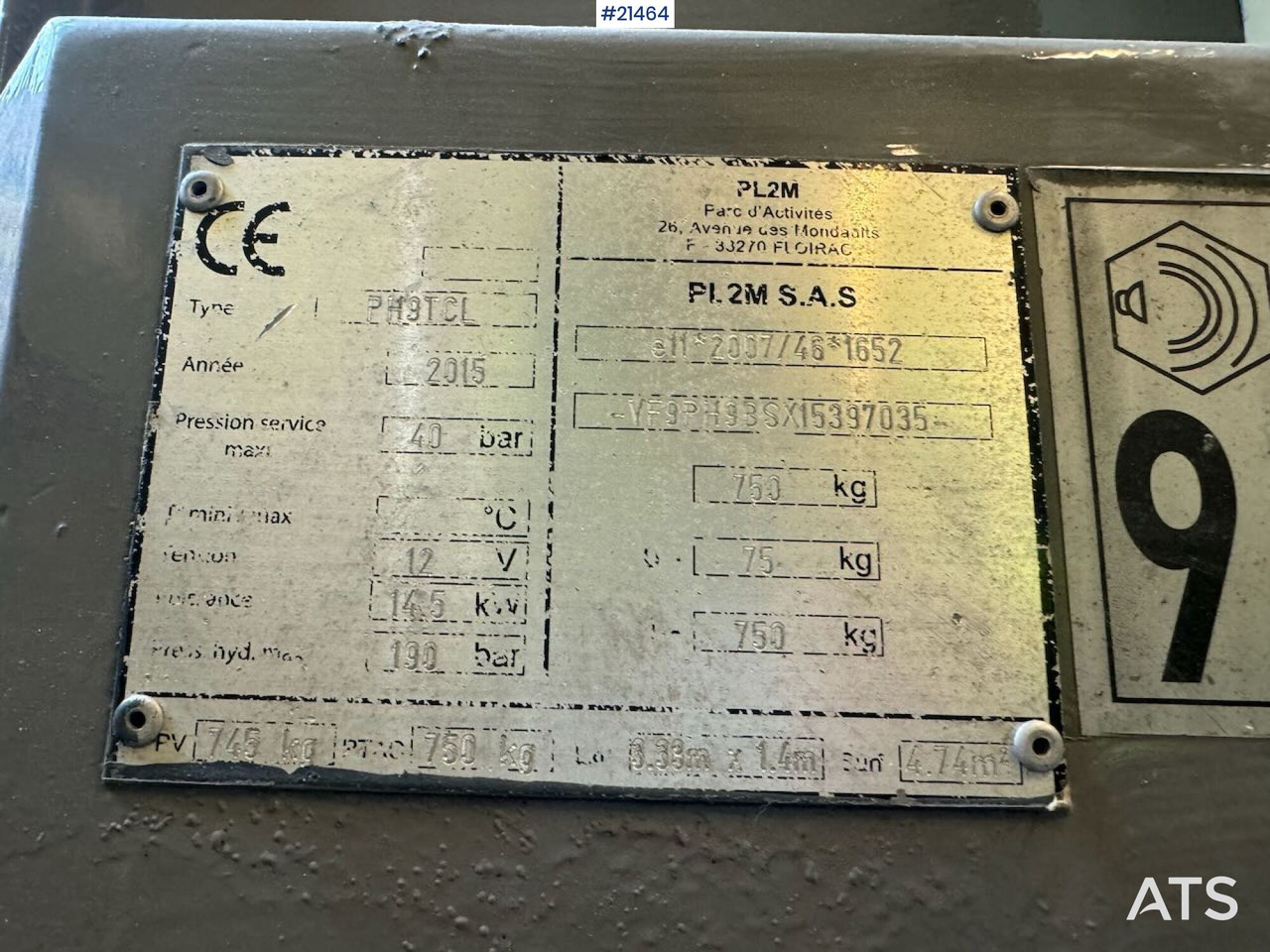 Lancy PH9TCL Gysepumpe - Бетононасос стационарный: фото 5 Lancy PH9TCL Gysepumpe - Бетононасос стационарный: фото 5