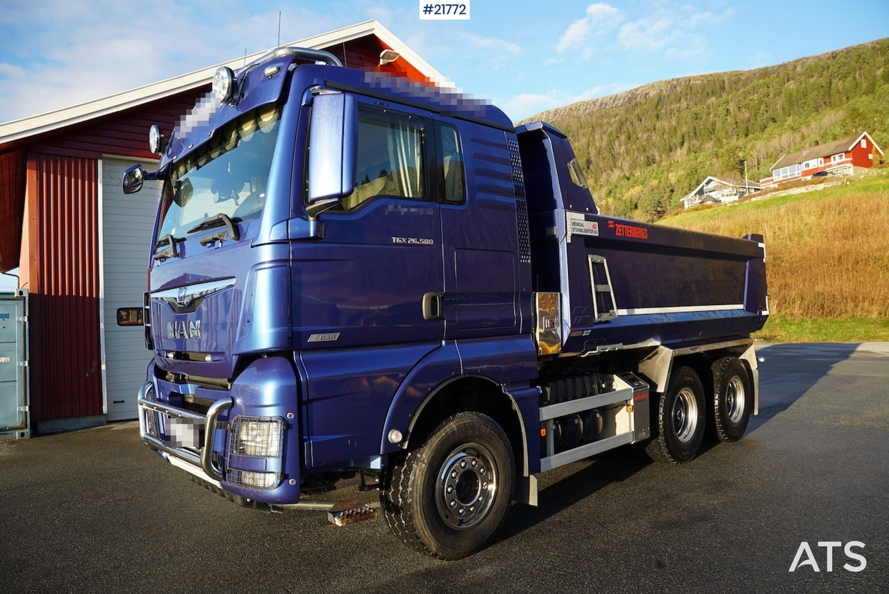 MAN 2018 Man TGX 26.580 6x4 tippbil med stålfjæring - Самосвал: фото 1 MAN 2018 Man TGX 26.580 6x4 tippbil med stålfjæring - Самосвал: фото 1