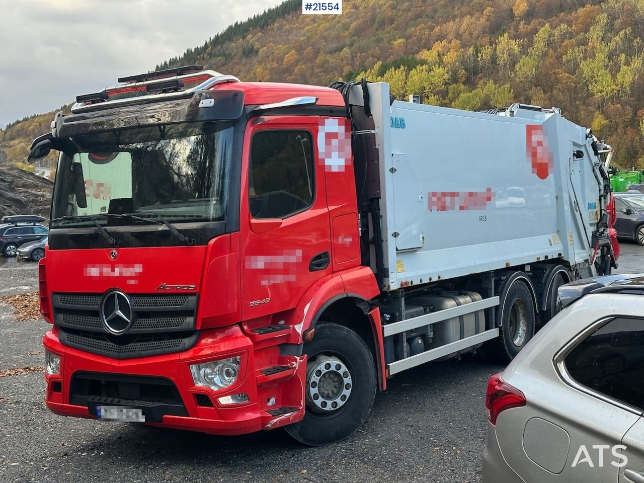 Mercedes Actros 2543 6x2 2 – kammers komprimatorbil m/ 2020 JOAB Anaconda twin påbygg - Мусоровоз: фото 1 Mercedes Actros 2543 6x2 2 – kammers komprimatorbil m/ 2020 JOAB Anaconda twin påbygg - Мусоровоз: фото 1