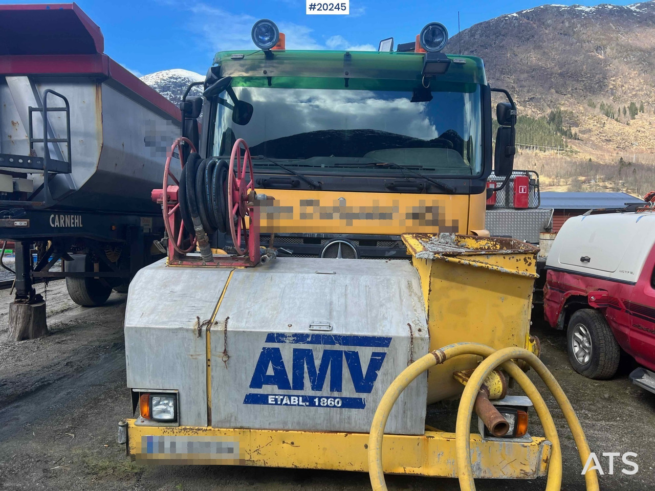 Mercedes Actros 2641 6x4 M/ 2008 AMV 7450 Betong sprøyterigg påbygg - Автобетононасос: фото 2 Mercedes Actros 2641 6x4 M/ 2008 AMV 7450 Betong sprøyterigg påbygg - Автобетононасос: фото 2