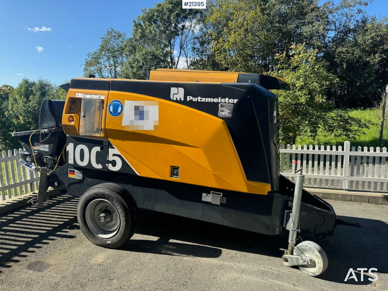 Putzmeister BSA 1005 D5 - Бетононасос стационарный: фото 1 Putzmeister BSA 1005 D5 - Бетононасос стационарный: фото 1