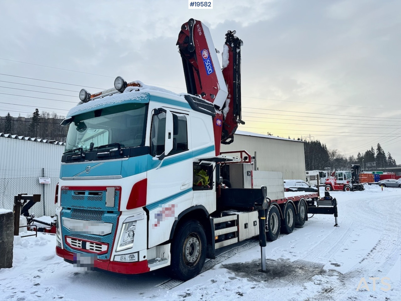 Volvo 2019 Volvo FH540 8x4 Tridem Kranbil m/ 50 t/m HMF kran m/ Jibb. Lite km og krantimer! - Автоманипулятор: фото 1 Volvo 2019 Volvo FH540 8x4 Tridem Kranbil m/ 50 t/m HMF kran m/ Jibb. Lite km og krantimer! - Автоманипулятор: фото 1