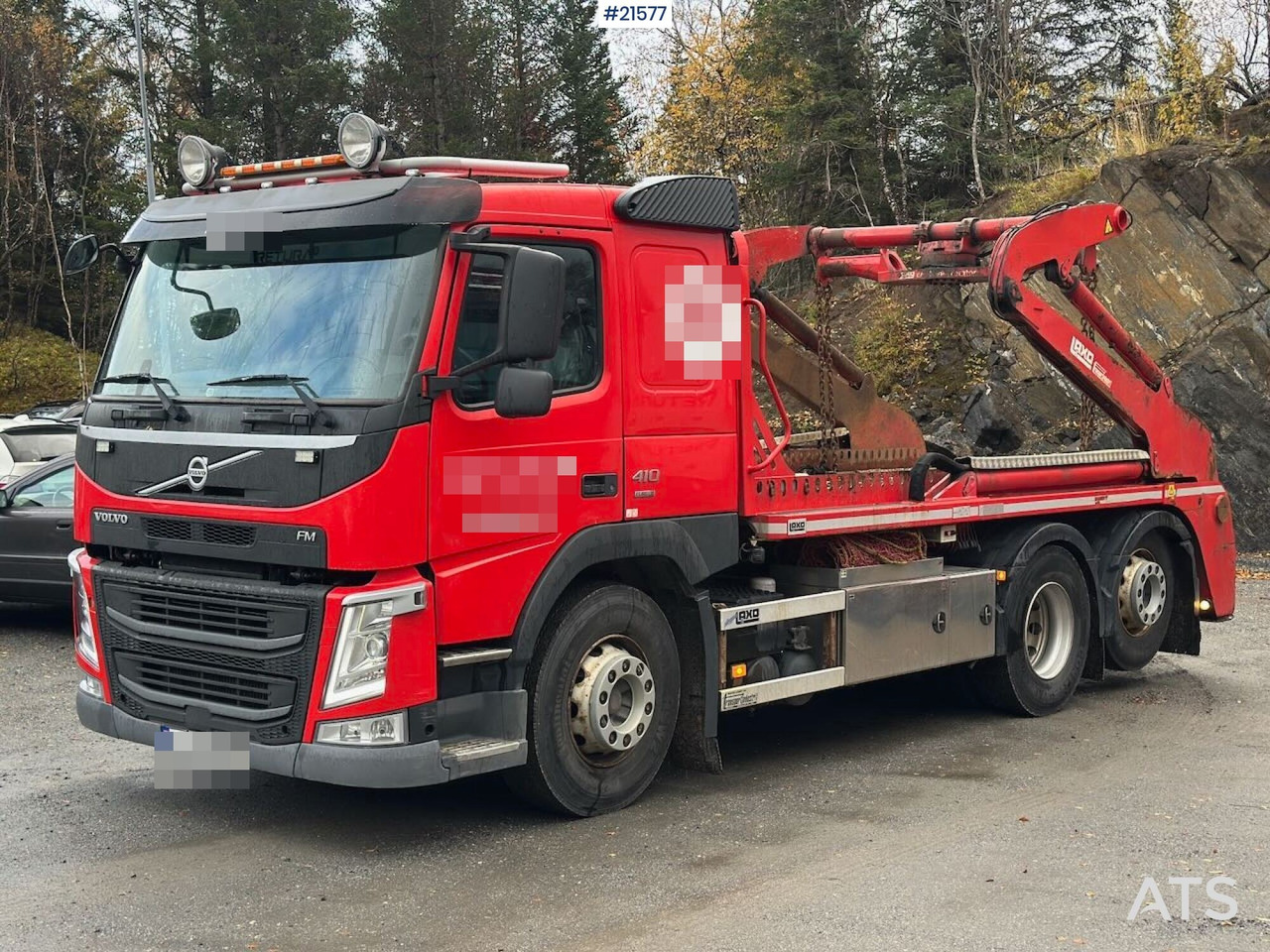 Volvo FM 410 liftdumper 6x2 m/ Laxo påbygg, utskyt og rotator. - Портальный бункеровоз: фото 1 Volvo FM 410 liftdumper 6x2 m/ Laxo påbygg, utskyt og rotator. - Портальный бункеровоз: фото 1