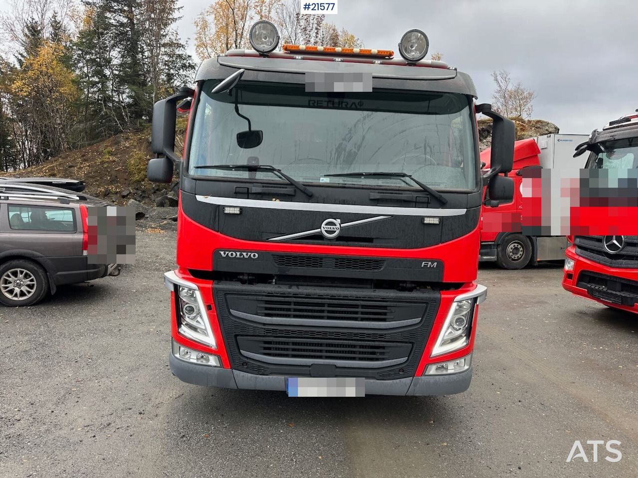 Volvo FM 410 liftdumper 6x2 m/ Laxo påbygg, utskyt og rotator. - Портальный бункеровоз: фото 4 Volvo FM 410 liftdumper 6x2 m/ Laxo påbygg, utskyt og rotator. - Портальный бункеровоз: фото 4