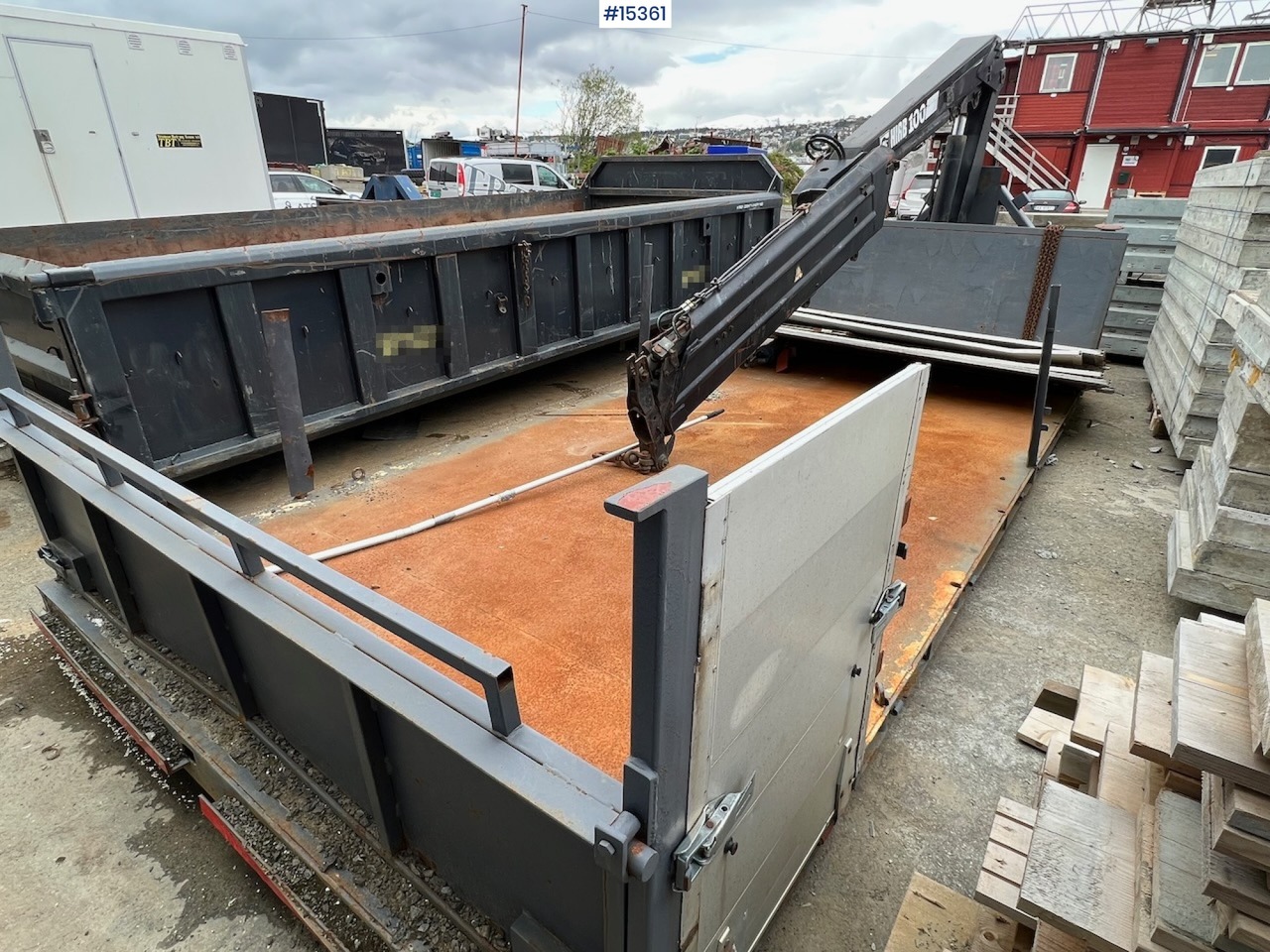 Krokløftkasse m/ HIAB kran - Контейнер для мультилифта: фото 3 Krokløftkasse m/ HIAB kran - Контейнер для мультилифта: фото 3