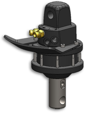 Hydraulic shaft rotator RE-R3C - Гидравлика для Кранов-манипуляторов: фото 2 Hydraulic shaft rotator RE-R3C - Гидравлика для Кранов-манипуляторов: фото 2