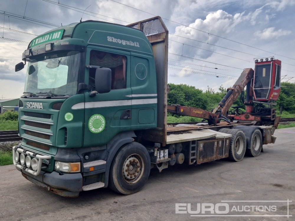2007 Scania R560 6X4 - Грузовик бортовой/ Платформа, Автоманипулятор: фото 1 2007 Scania R560 6X4 - Грузовик бортовой/ Платформа, Автоманипулятор: фото 1