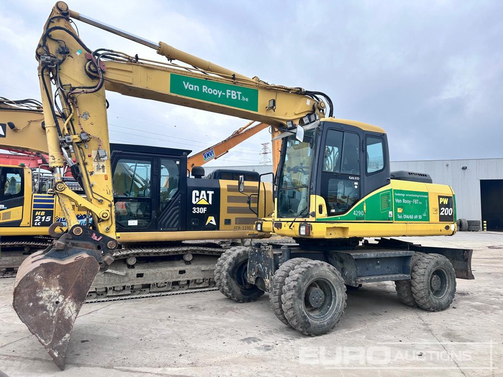 2009 Komatsu PW200-7H - Колёсный экскаватор: фото 1 2009 Komatsu PW200-7H - Колёсный экскаватор: фото 1