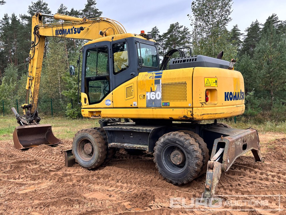 2011 Komatsu PW160-7E0 - Колёсный экскаватор: фото 3 2011 Komatsu PW160-7E0 - Колёсный экскаватор: фото 3
