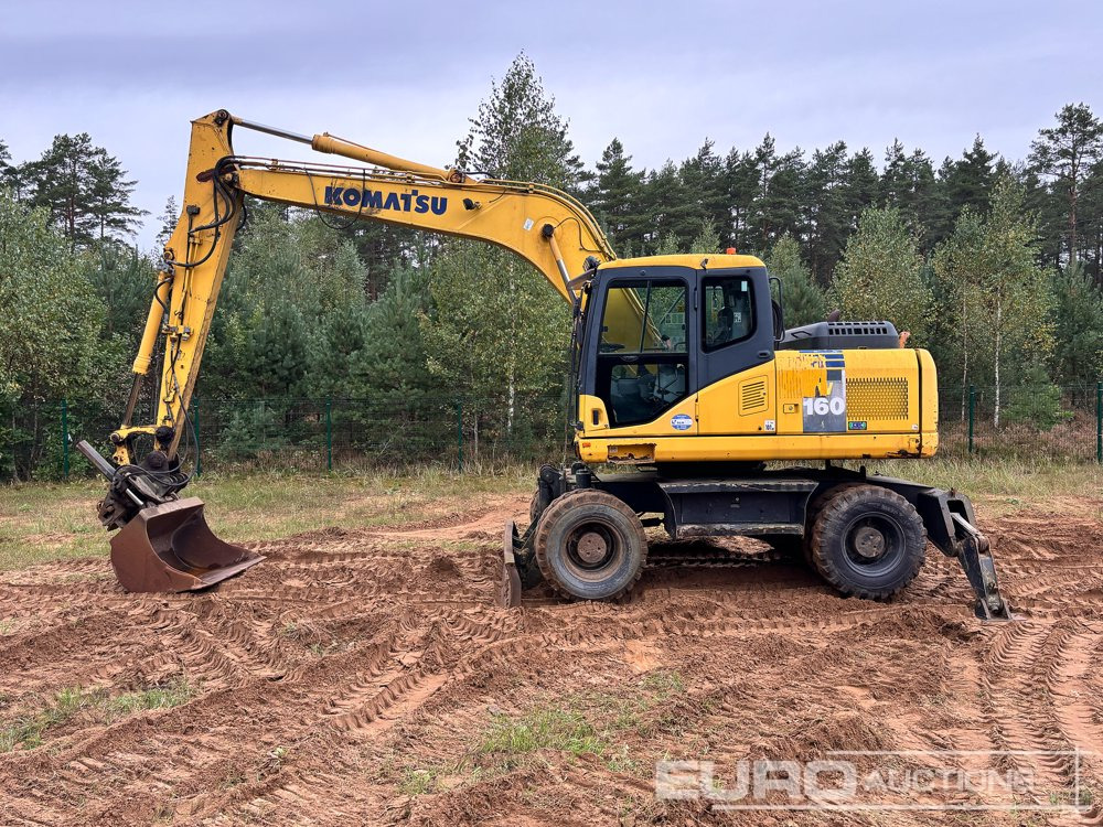 2011 Komatsu PW160-7E0 - Колёсный экскаватор: фото 2 2011 Komatsu PW160-7E0 - Колёсный экскаватор: фото 2