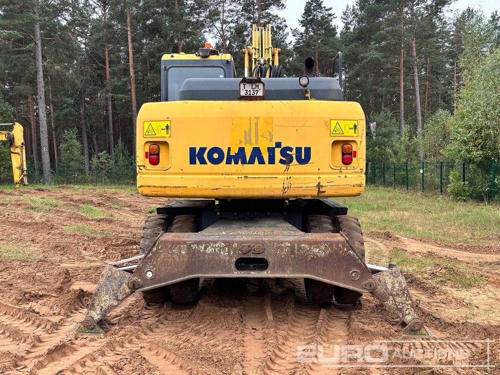 2011 Komatsu PW160-7E0 - Колёсный экскаватор: фото 4 2011 Komatsu PW160-7E0 - Колёсный экскаватор: фото 4