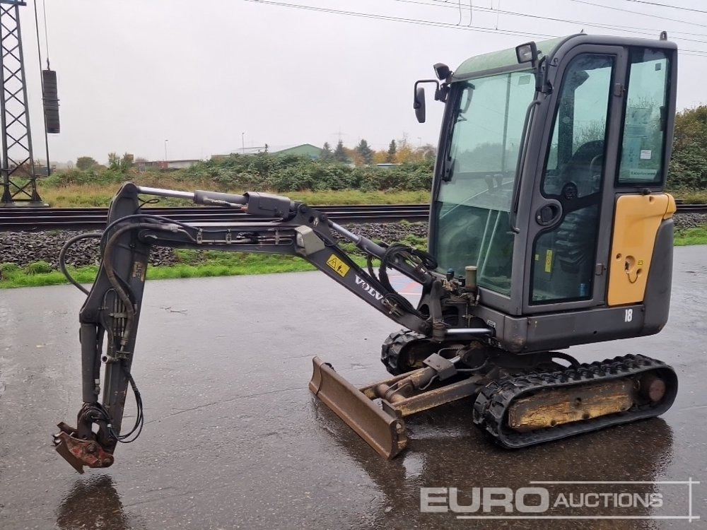 2012 Volvo EC18 - Мини-экскаватор: фото 1 2012 Volvo EC18 - Мини-экскаватор: фото 1