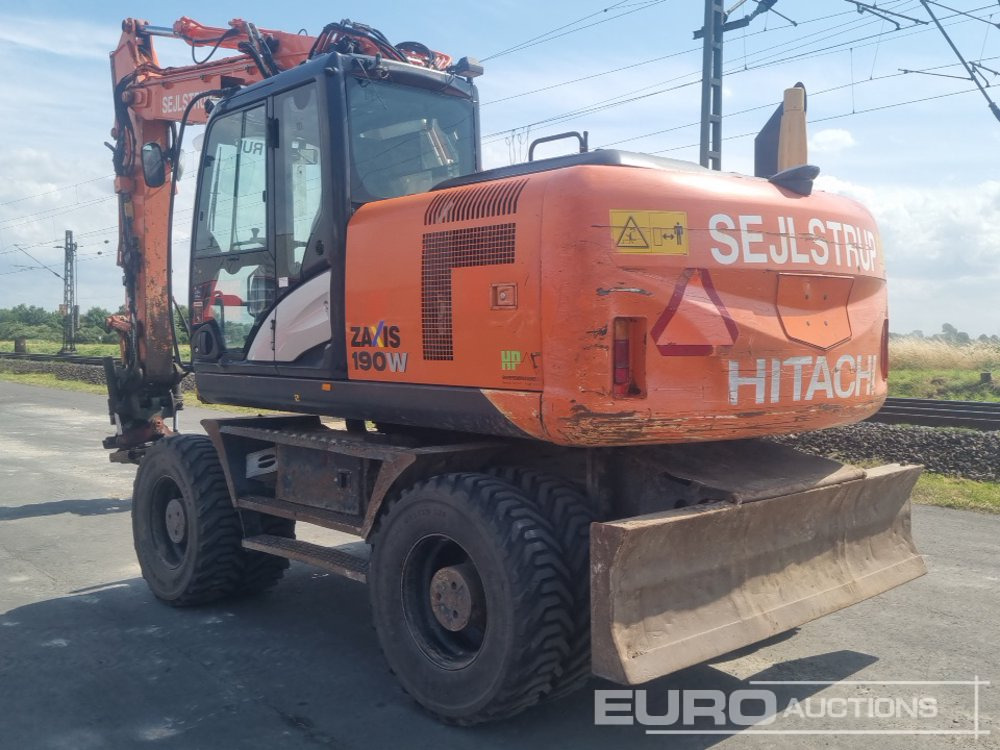 2016 Hitachi ZX190W-5B - Колёсный экскаватор: фото 3 2016 Hitachi ZX190W-5B - Колёсный экскаватор: фото 3