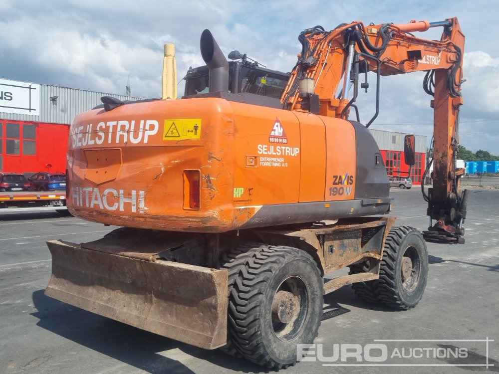 2016 Hitachi ZX190W-5B - Колёсный экскаватор: фото 5 2016 Hitachi ZX190W-5B - Колёсный экскаватор: фото 5