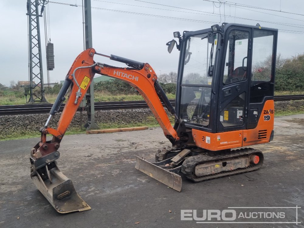 2019 Hitachi ZX19-5 - Мини-экскаватор: фото 1 2019 Hitachi ZX19-5 - Мини-экскаватор: фото 1