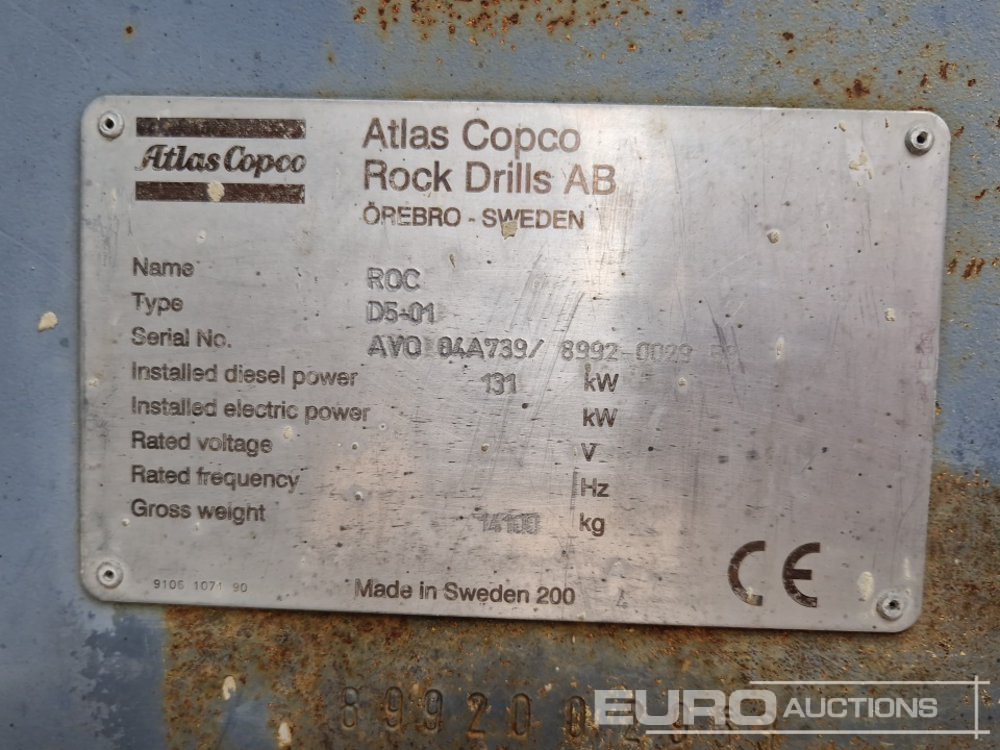 Буровая машина Atlas Copco ROC D5: фото 28