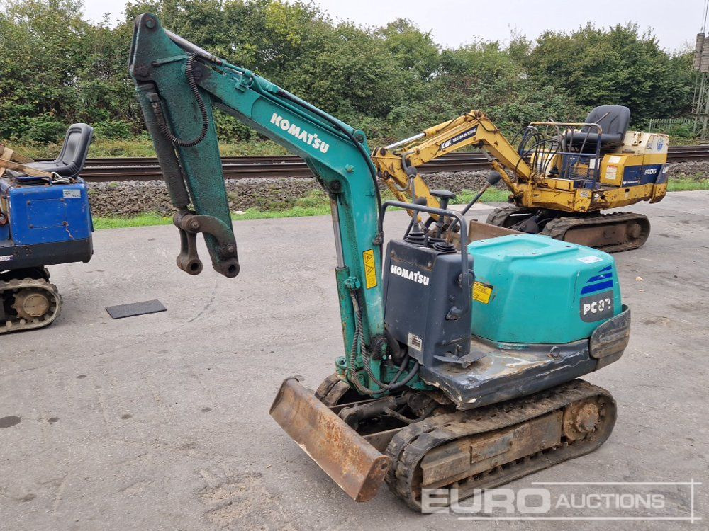 Komatsu PC02-1A - Мини-экскаватор: фото 1 Komatsu PC02-1A - Мини-экскаватор: фото 1