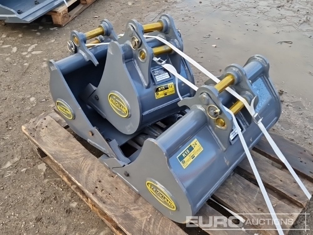 Unused Strickland 24", 18", 12" Bucket Set to suit Kubota KX15 (3 of) - Ковш: фото 2 Unused Strickland 24", 18", 12" Bucket Set to suit Kubota KX15 (3 of) - Ковш: фото 2