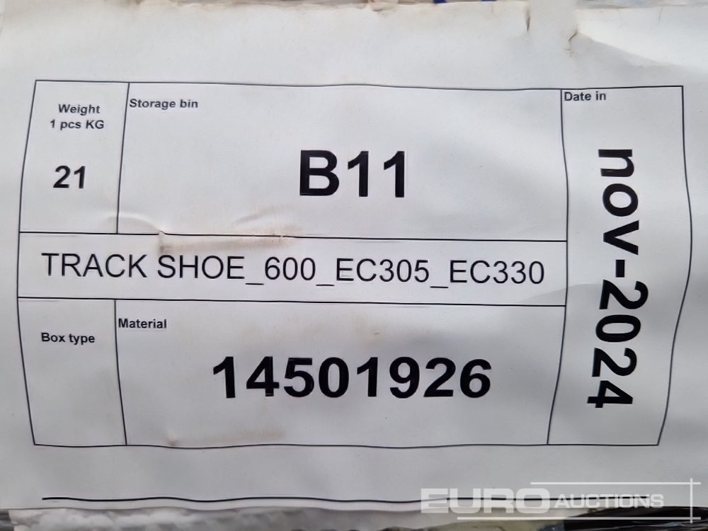 Запчасти для Экскаваторов Track Plates to suit Volvo: фото 7