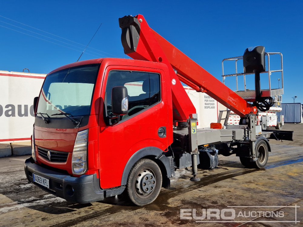 2017 Renault Access Platform Truck, Socage T416 16 m Platform Reach 300 Kg Capacity (ITV 02/09/2026) (Spanish Reg Docs Available / Documentación Española Disponible) - Грузовик с подъемником: фото 1 2017 Renault Access Platform Truck, Socage T416 16 m Platform Reach 300 Kg Capacity (ITV 02/09/2026) (Spanish Reg Docs Available / Documentación Española Disponible) - Грузовик с подъемником: фото 1