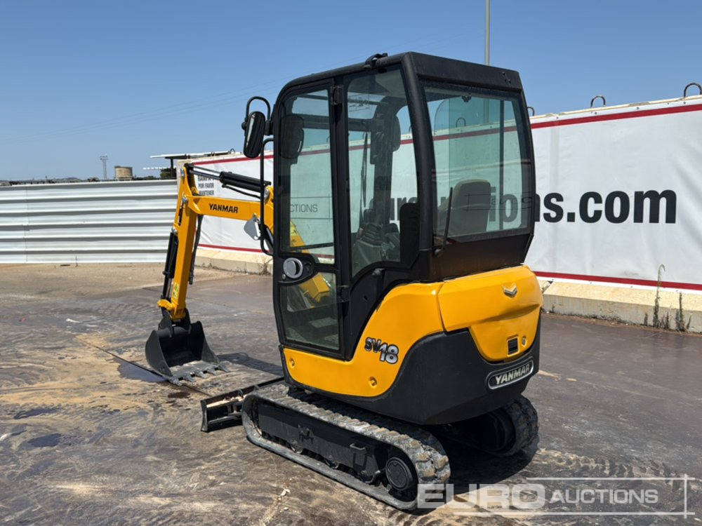 2019 Yanmar SV18 - Мини-экскаватор: фото 3 2019 Yanmar SV18 - Мини-экскаватор: фото 3