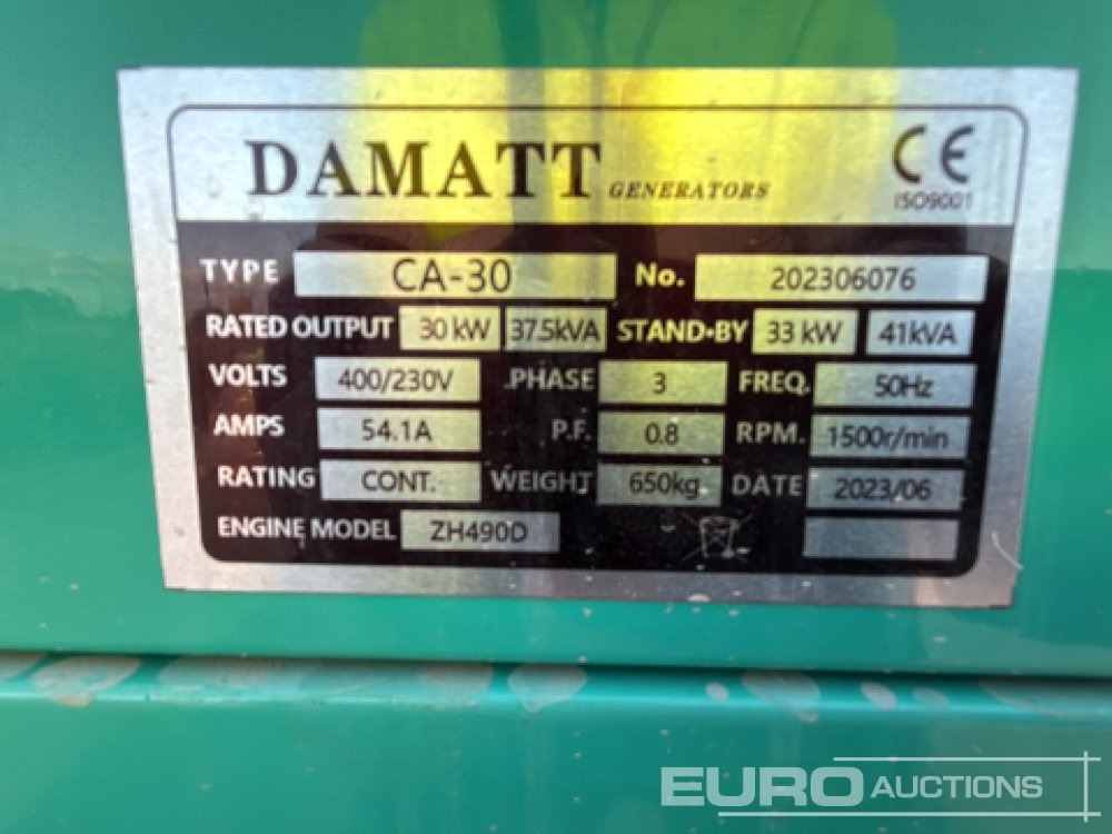 Электрогенератор Damatt CA-30: фото 12