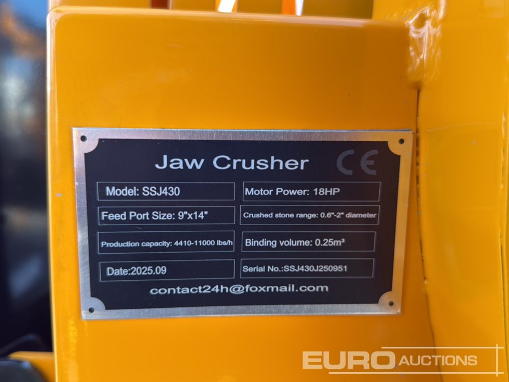 Дробилка Unused 2025 Captok CK-SSJ430: фото 25