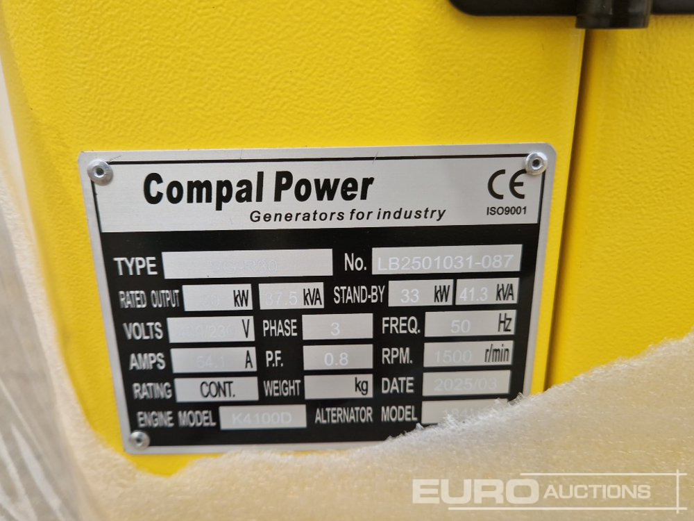 Электрогенератор Unused 2025 Compal Power VG-R30: фото 13
