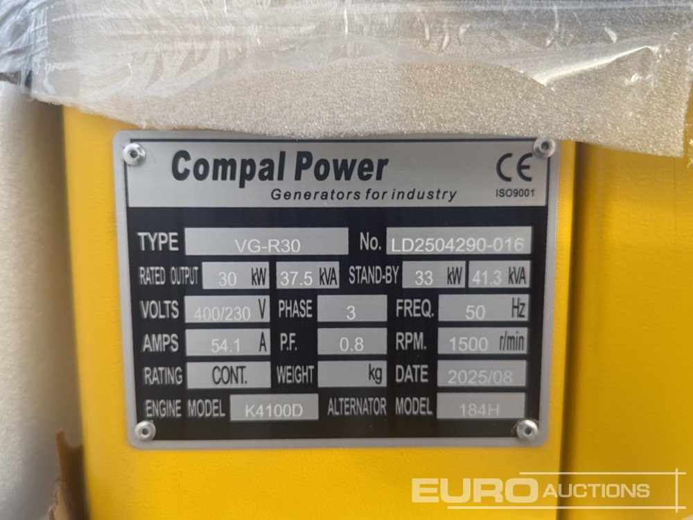 Электрогенератор Unused Compal Power VG-R30: фото 10 Электрогенератор Unused Compal Power VG-R30: фото 10