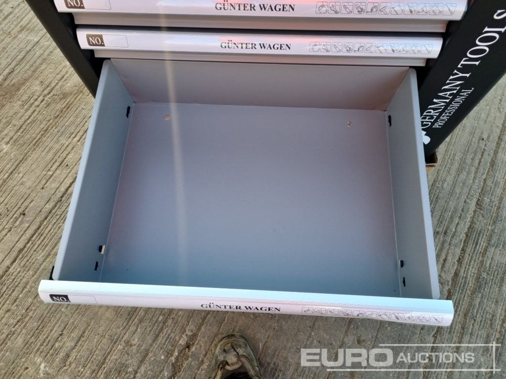 Оборудование для гаражей/ Мастерских Unused Germany Tools Tools Trolley, 220Pcs, Complete with Tools, 6 Drawers  / Carro Porta Herramientas Completo, 6 Cajones: фото 16